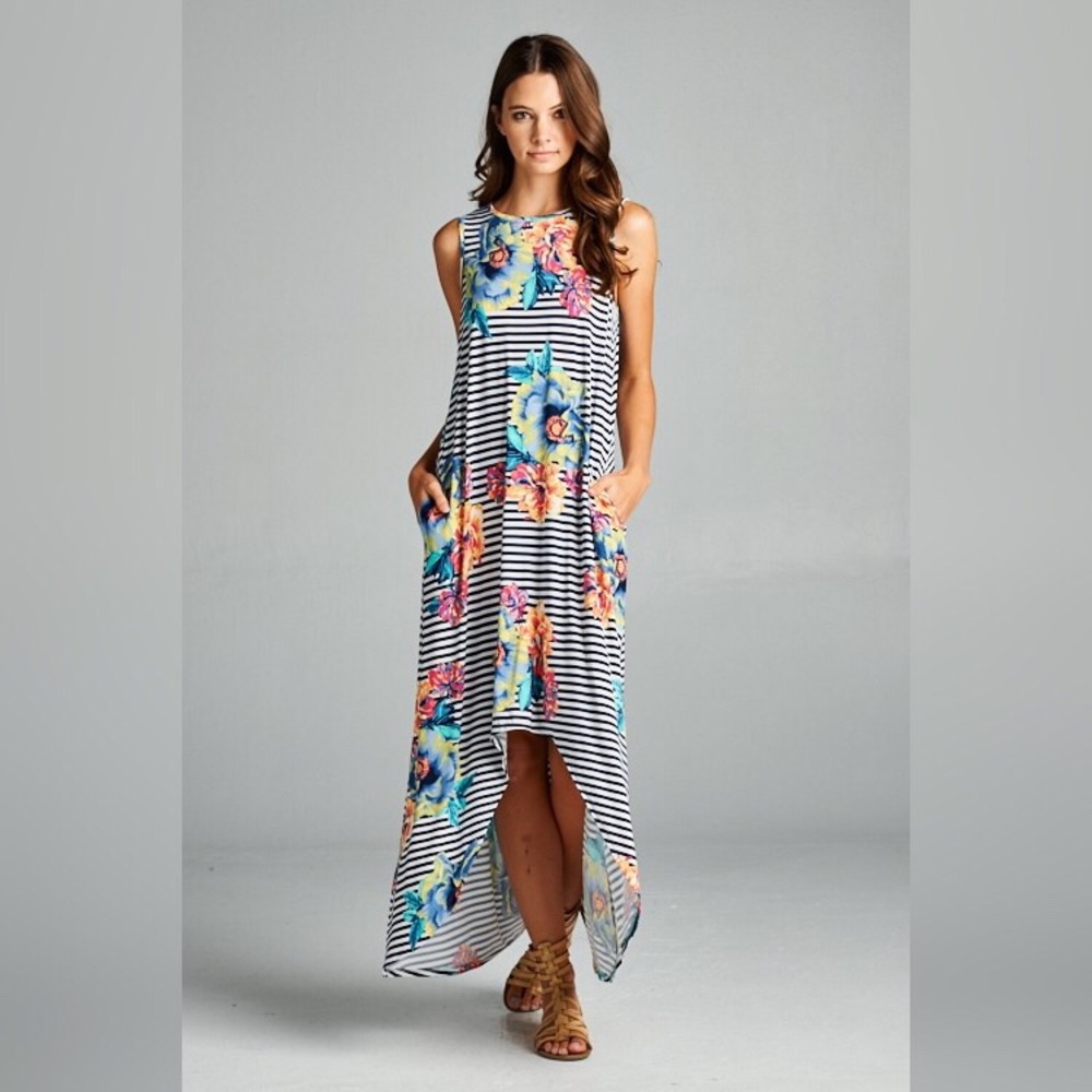💕Hi Lo Maxi Dress - Picture 3 of 4