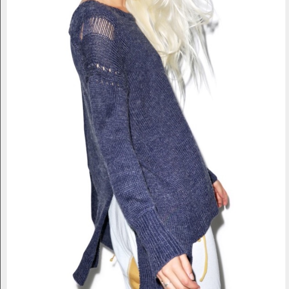 Wildfox distressed sweater M