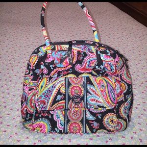 Vera Bradley Parisian Paisely turnlock satchel