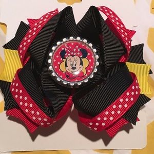 Girls Minnie Mouse Boutique Bow