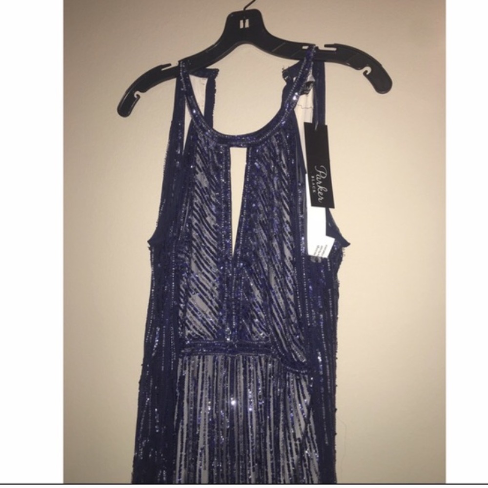 Parker Black Sequin Gown