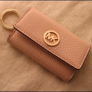 Michael Kors Leather Key Case