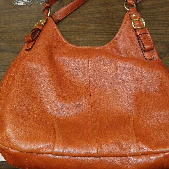 Coach Madison Maggie Orange Leather Bag SOLD EBAY - Picture 2 of 8