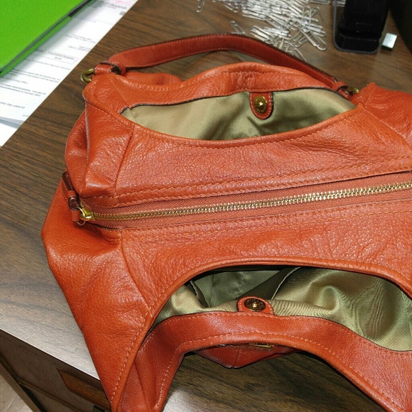 Coach Madison Maggie Orange Leather Bag SOLD EBAY - Picture 3 of 8