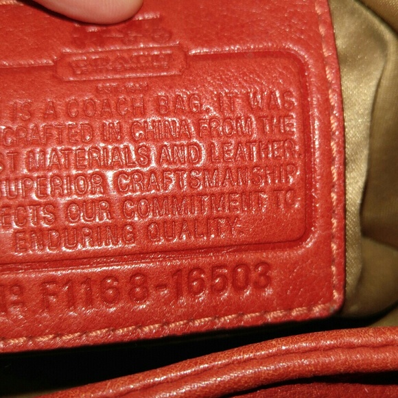 Coach Madison Maggie Orange Leather Bag SOLD EBAY - Picture 5 of 8