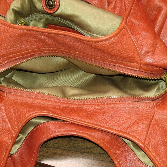 Coach Madison Maggie Orange Leather Bag SOLD EBAY - Picture 6 of 8