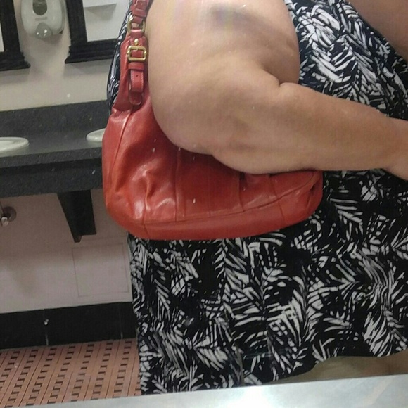 Coach Madison Maggie Orange Leather Bag SOLD EBAY - Picture 7 of 8