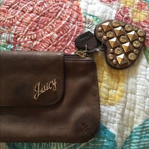 Adorable Juicy Couture Brown Wristlet