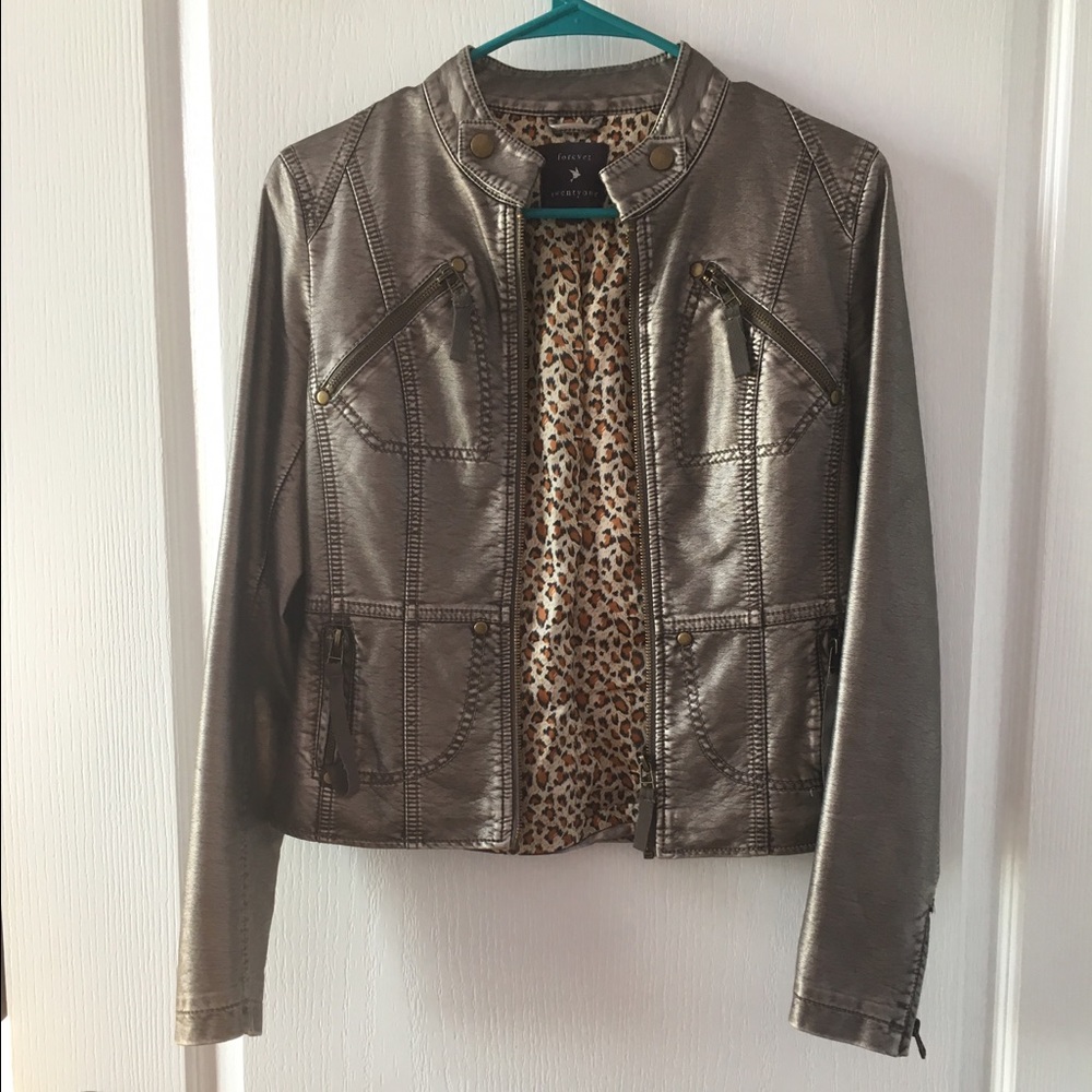Faux Leather Jacket