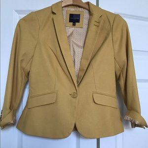 The Limited Mustard Yellow Blazer Sz XS