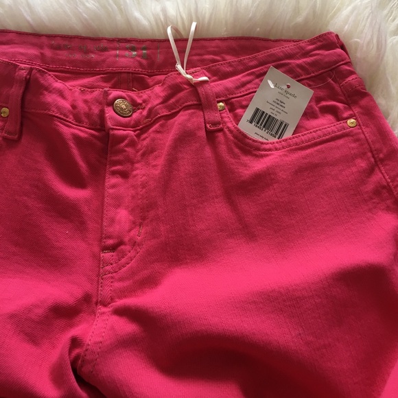 NEW Kate Spade Pink Jeans Size 31. - Picture 2 of 3