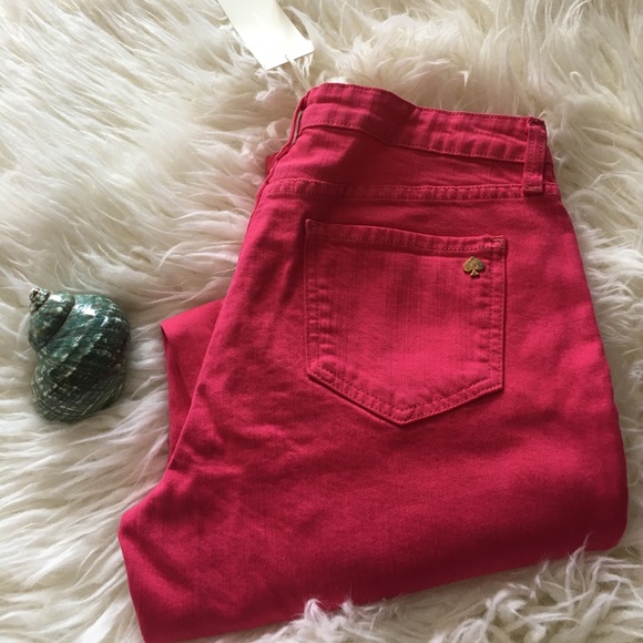 NEW Kate Spade Pink Jeans Size 31. - Picture 3 of 3