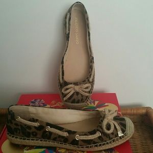 Preloved Franco Sarto Animal Print Espadrilles!