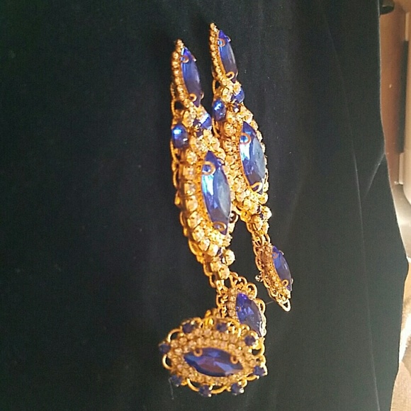 Handmade Crystal Earrings and Ring - Picture 2 of 6