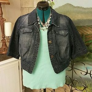 Lane Bryant Crop Jean jacket combo !!