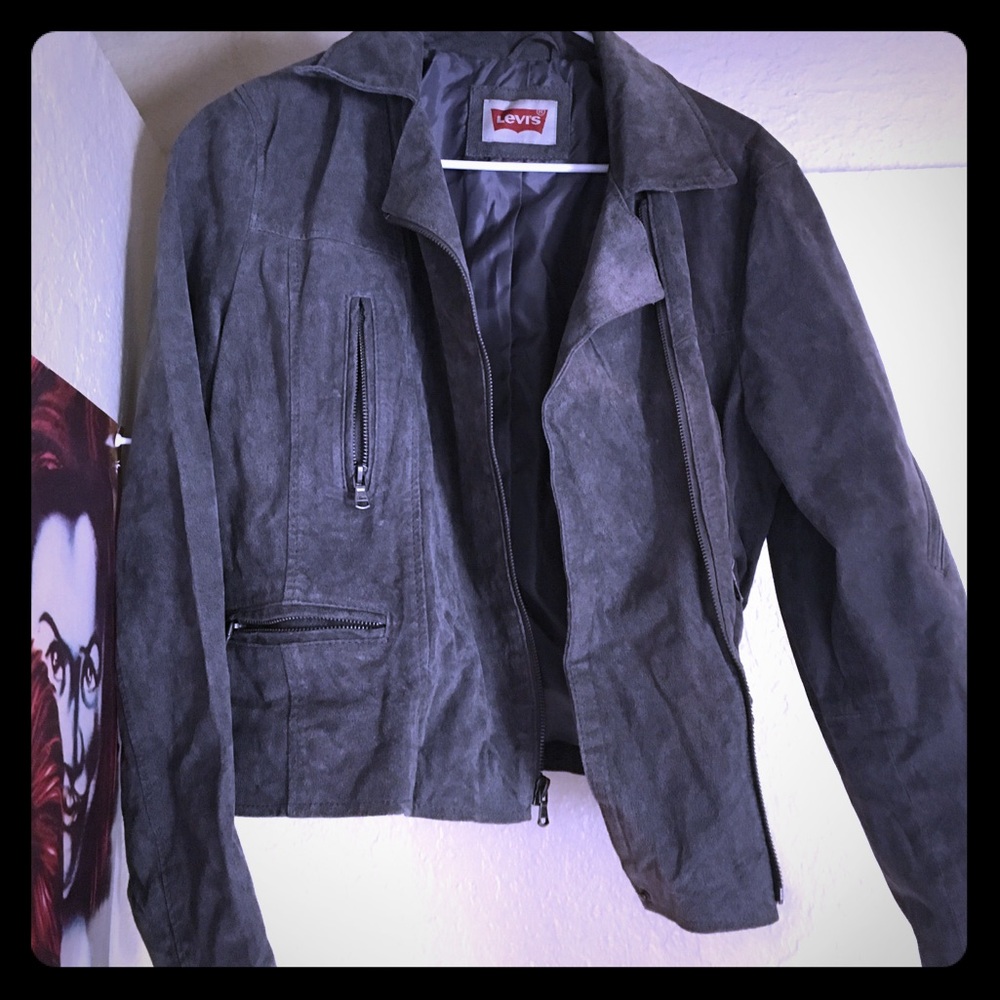 Levi suede grey jacket