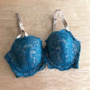 NWOT THIRDLOVE 24/7 Lace Balconette Bra 36D