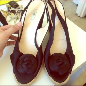 Prada wedges