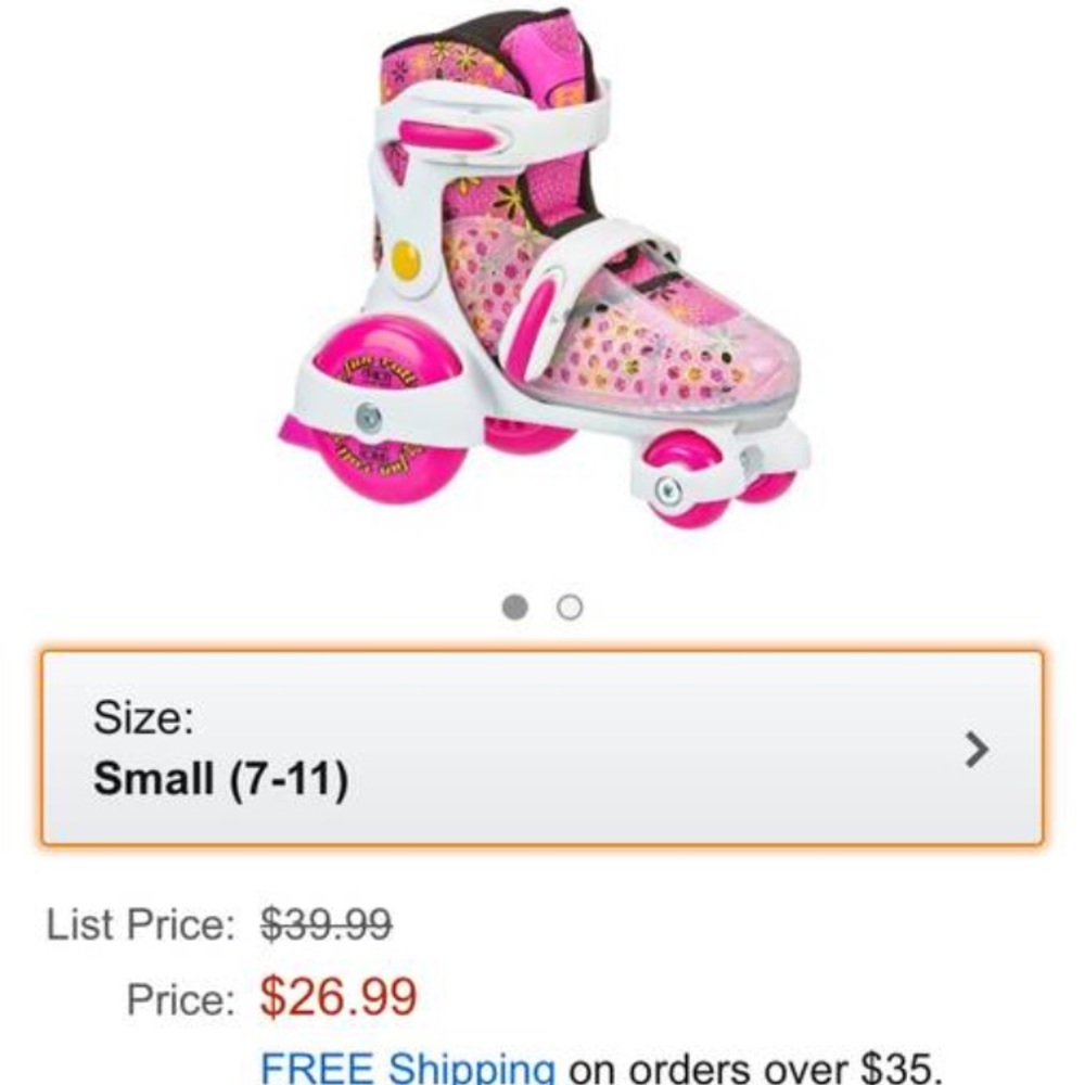 Skates for little girls (7-11 toddler)
