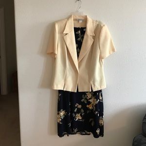 Dress Barn women's long sheath dress and jacket