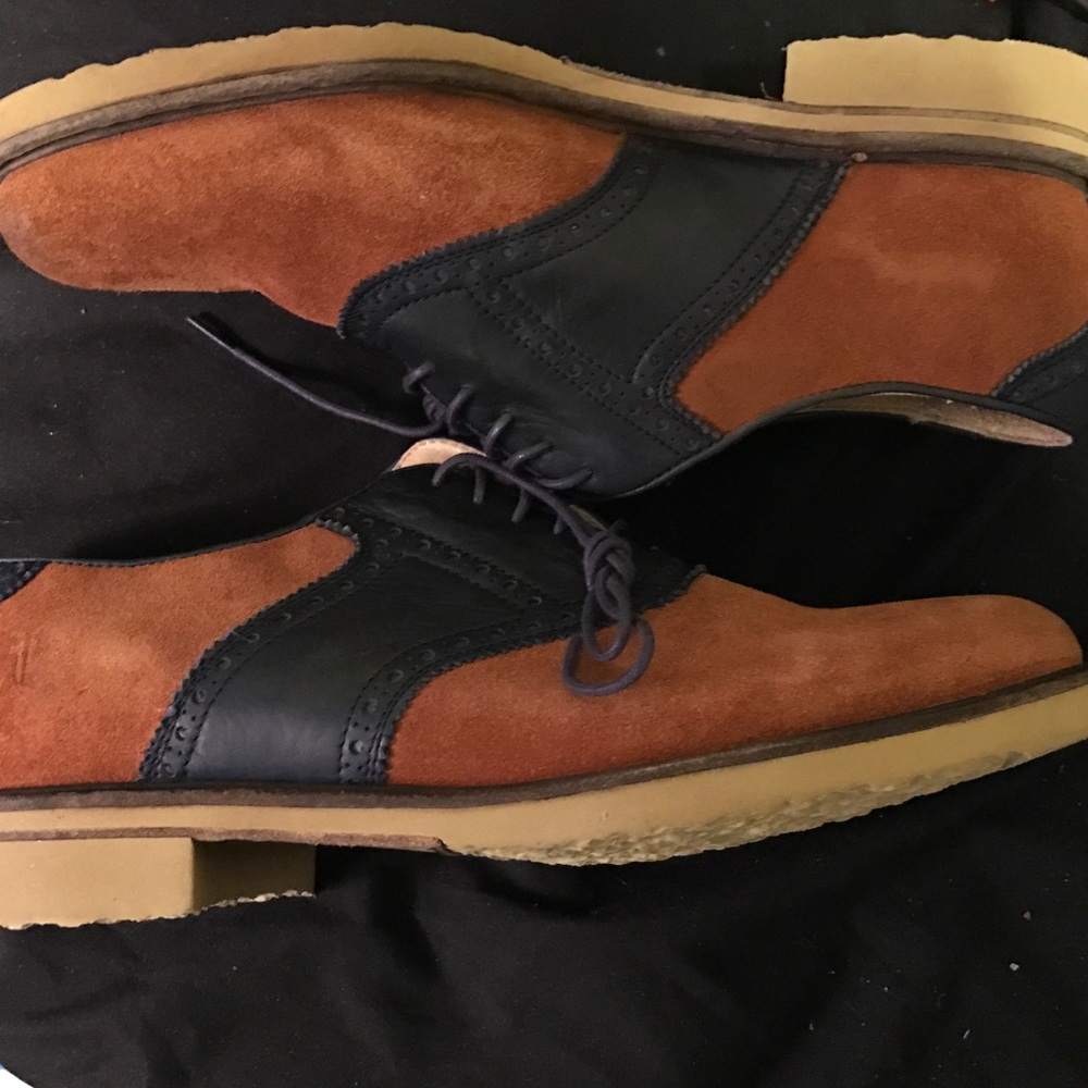 Frye Jim Saddle Men's Shoes - Cognac/Navy NWT!!!
