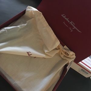 Ferragamo clutch never been used news with tags
