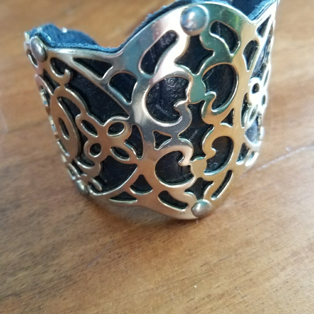 Gold and black cuff