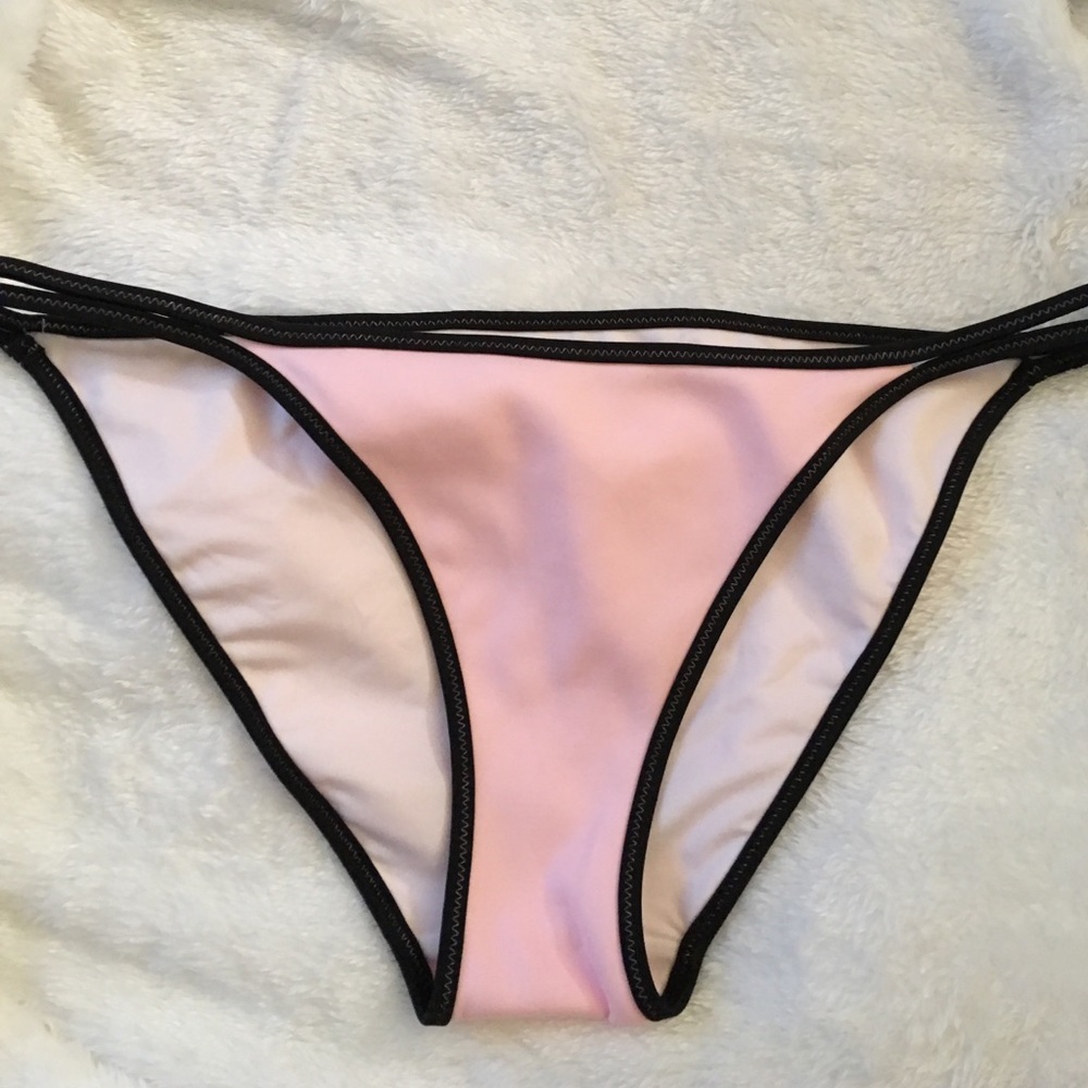 VS swim blush pink bottoms