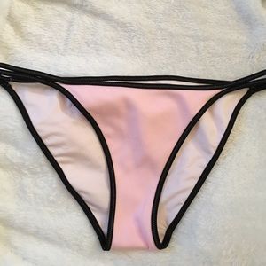 VS swim blush pink bottoms