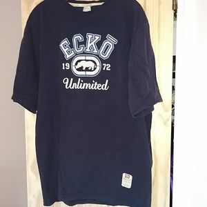 Men's Navy Ecko T-shirt