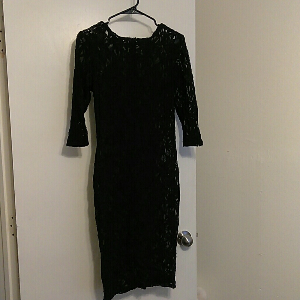 Body con Lace black dress