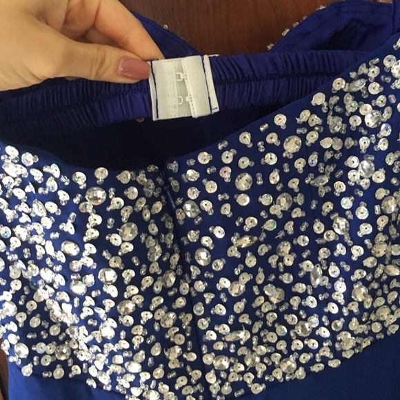 Royal Blue Prom Dress - Picture 4 of 8