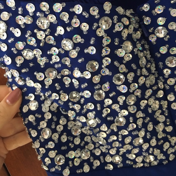 Royal Blue Prom Dress - Picture 5 of 8