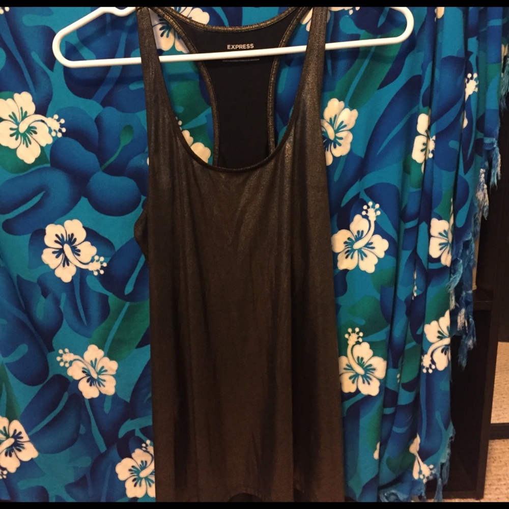 Express Gold & Black Tank