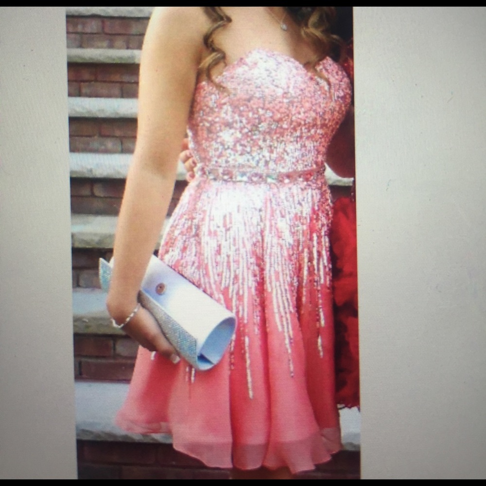 Sherri Hill Prom Dress Coral