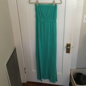 Soft Joie maxi dress in turquoise in size Medium