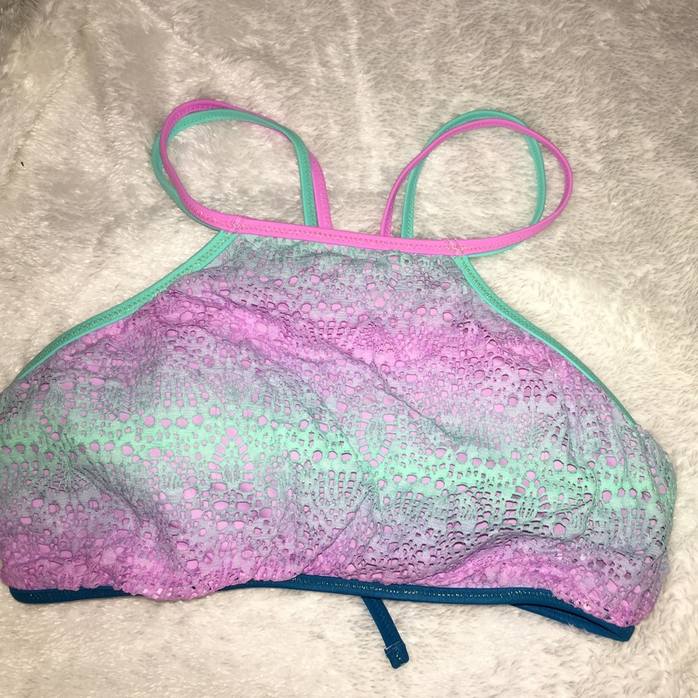 VS high neck bikini swim top