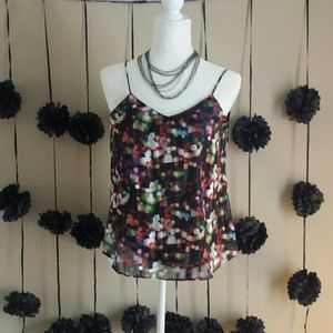 Multicolor Spaghetti Strap Shirt