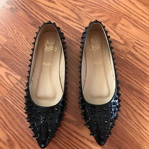 Black Studded red bottoms