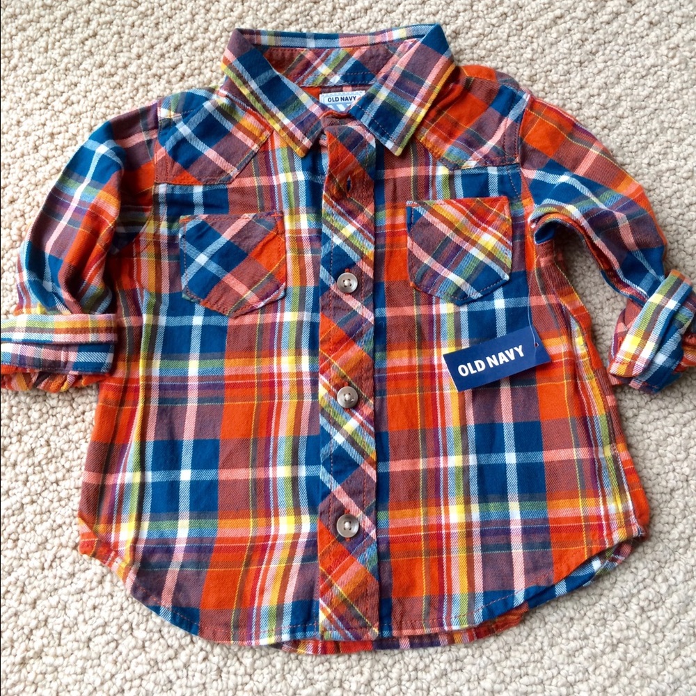 Old Navy Toddler Boys Flannel Shirt