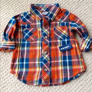 Old Navy Toddler Boys Flannel Shirt