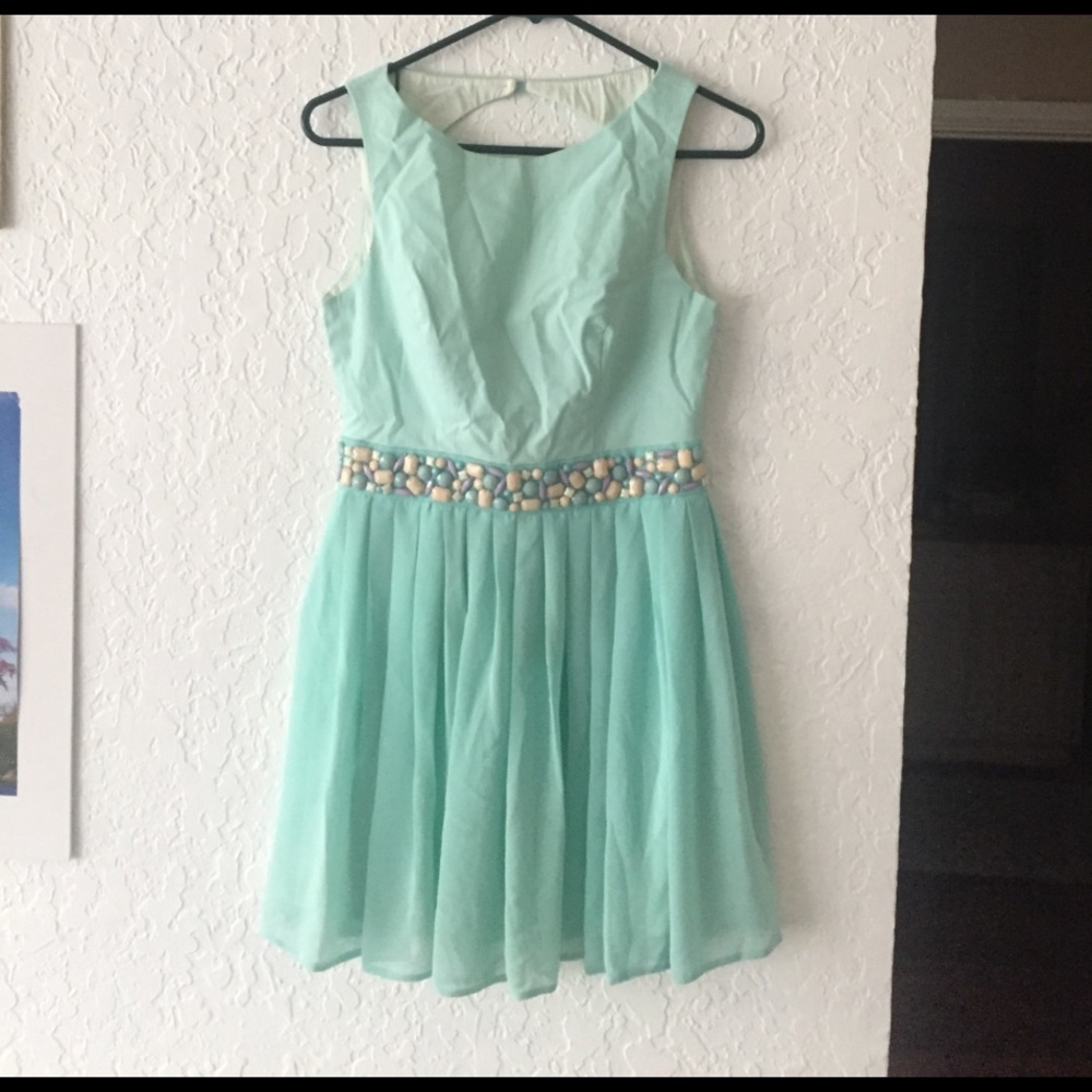 SOLD. ASOS Turquoise Dress