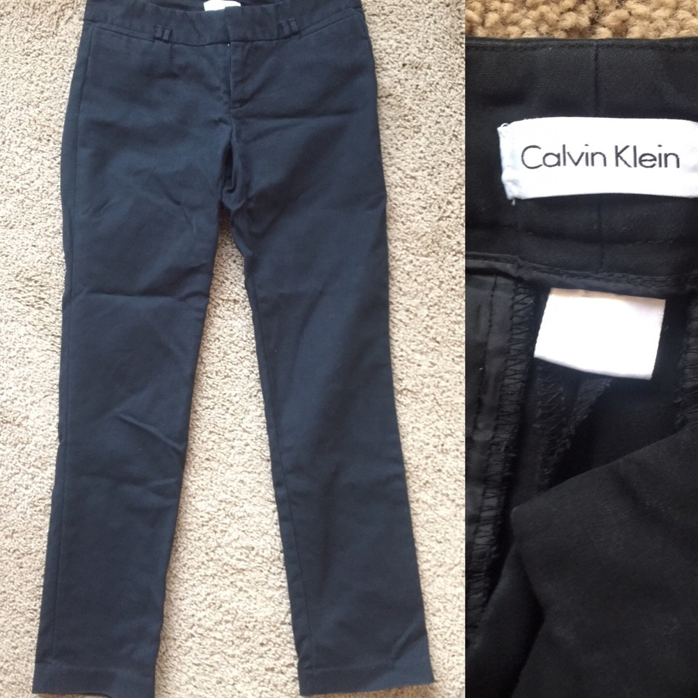 CK straight leg pants