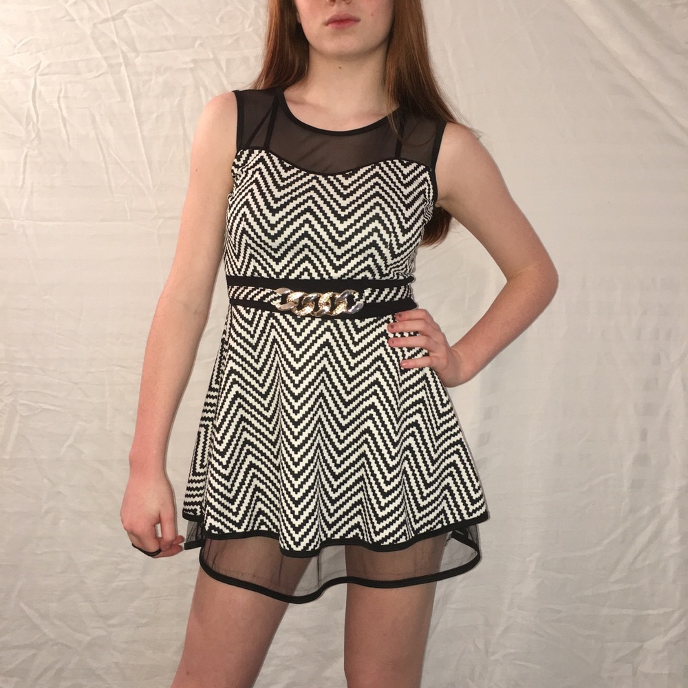Black n' White dress