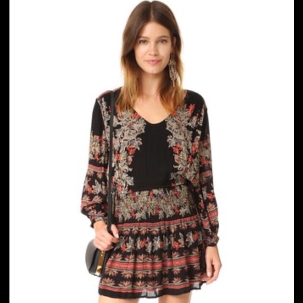 Free People Moonlight Drive Dress in Black