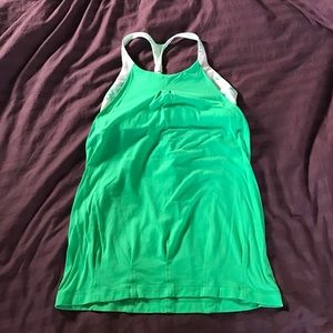 Lululemon green tank top