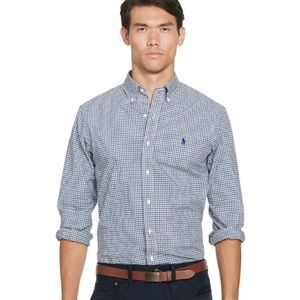 Ralph Lauren Polo Slim Fit button down gingham