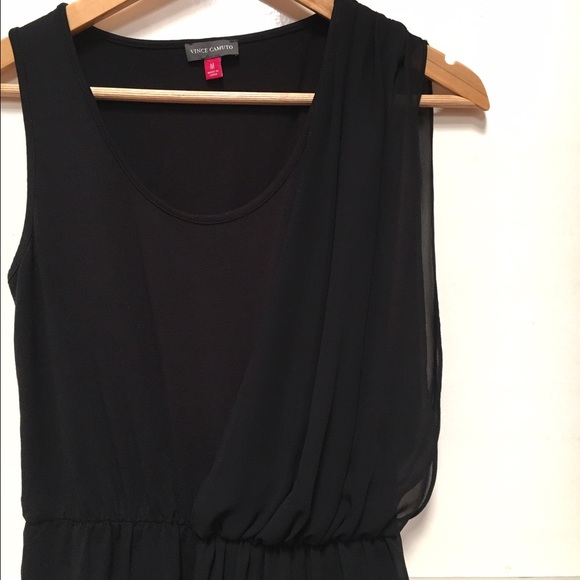 Vince Camuto Tops - Vince Camuto one shoulder asymmetrical overlay top Vince Camuto Tops - Vince Camuto one shoulder asymmetrical overlay top