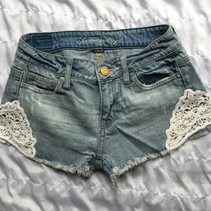 American Eagle jean shorts
