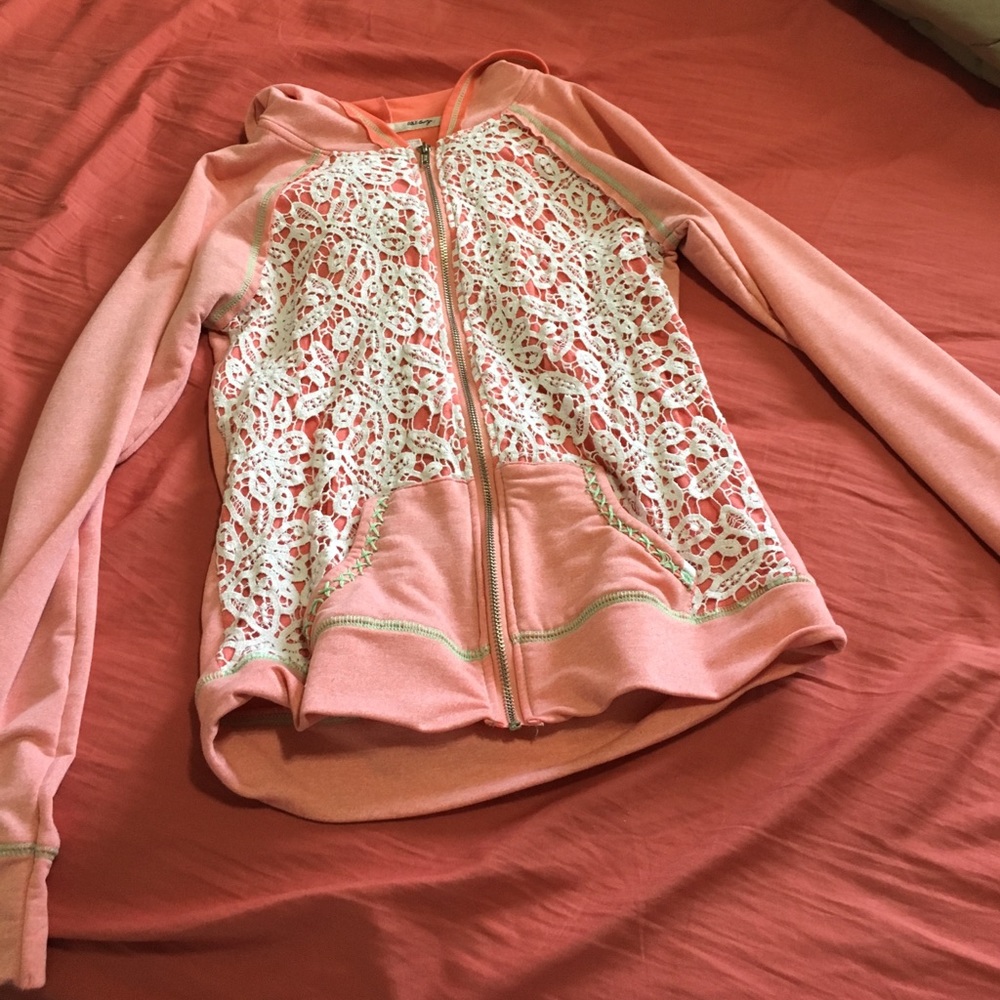 Lace jacket.